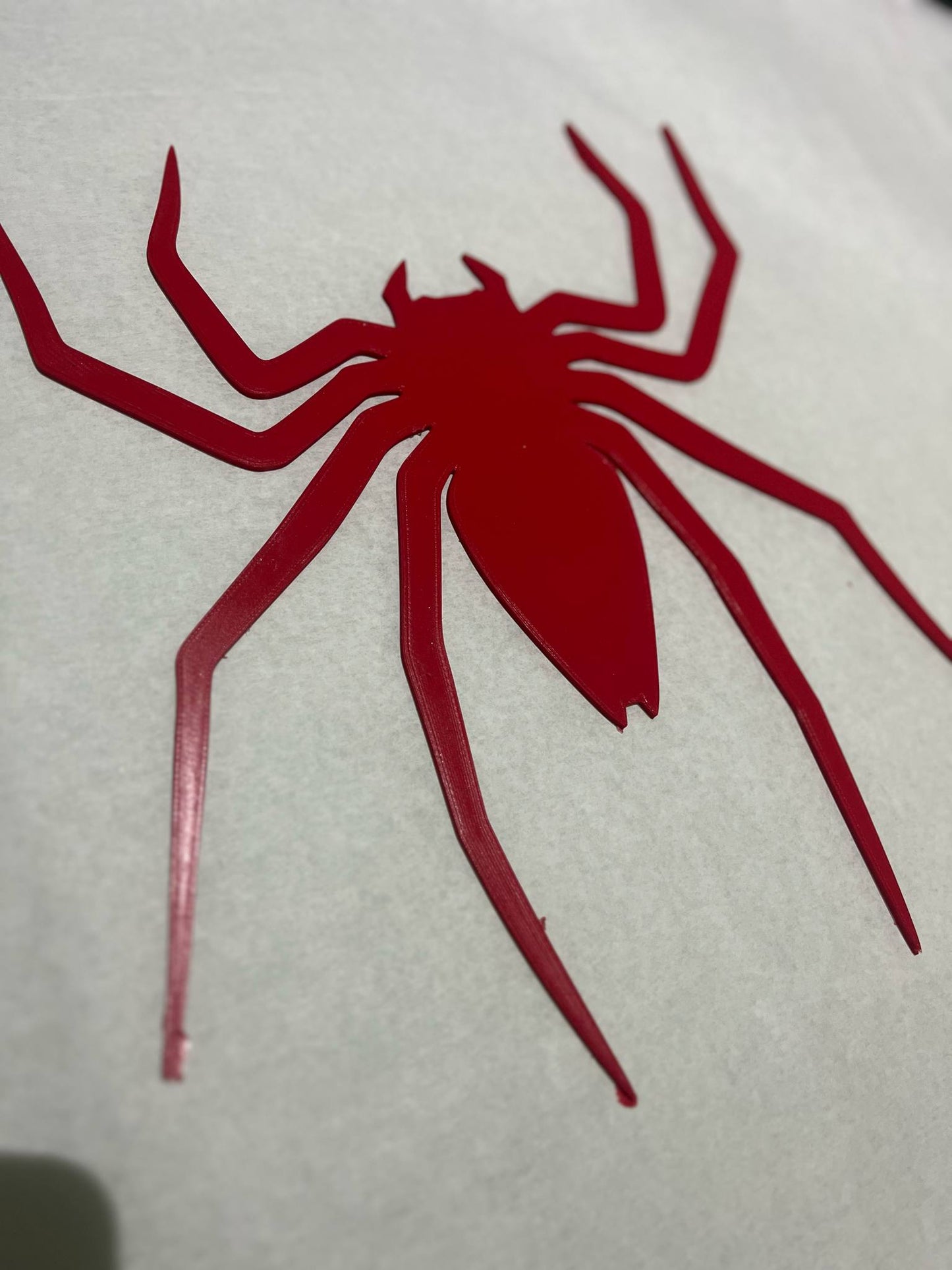 Rubber Raimi Spiderman 2 Red Back Spider Symbol