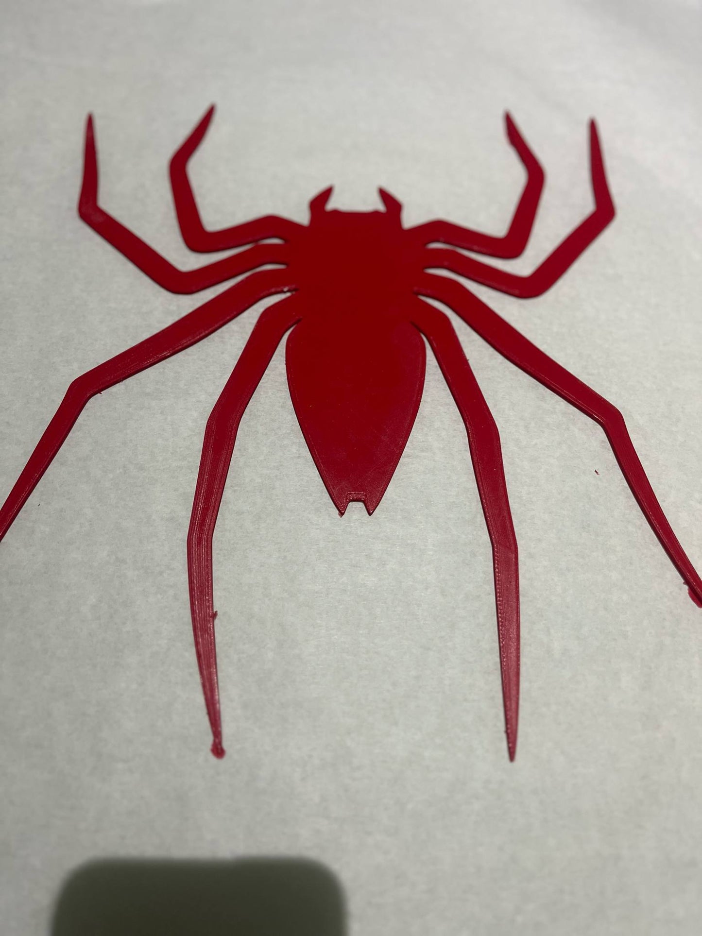 Rubber Raimi Spiderman 2 Red Back Spider Symbol