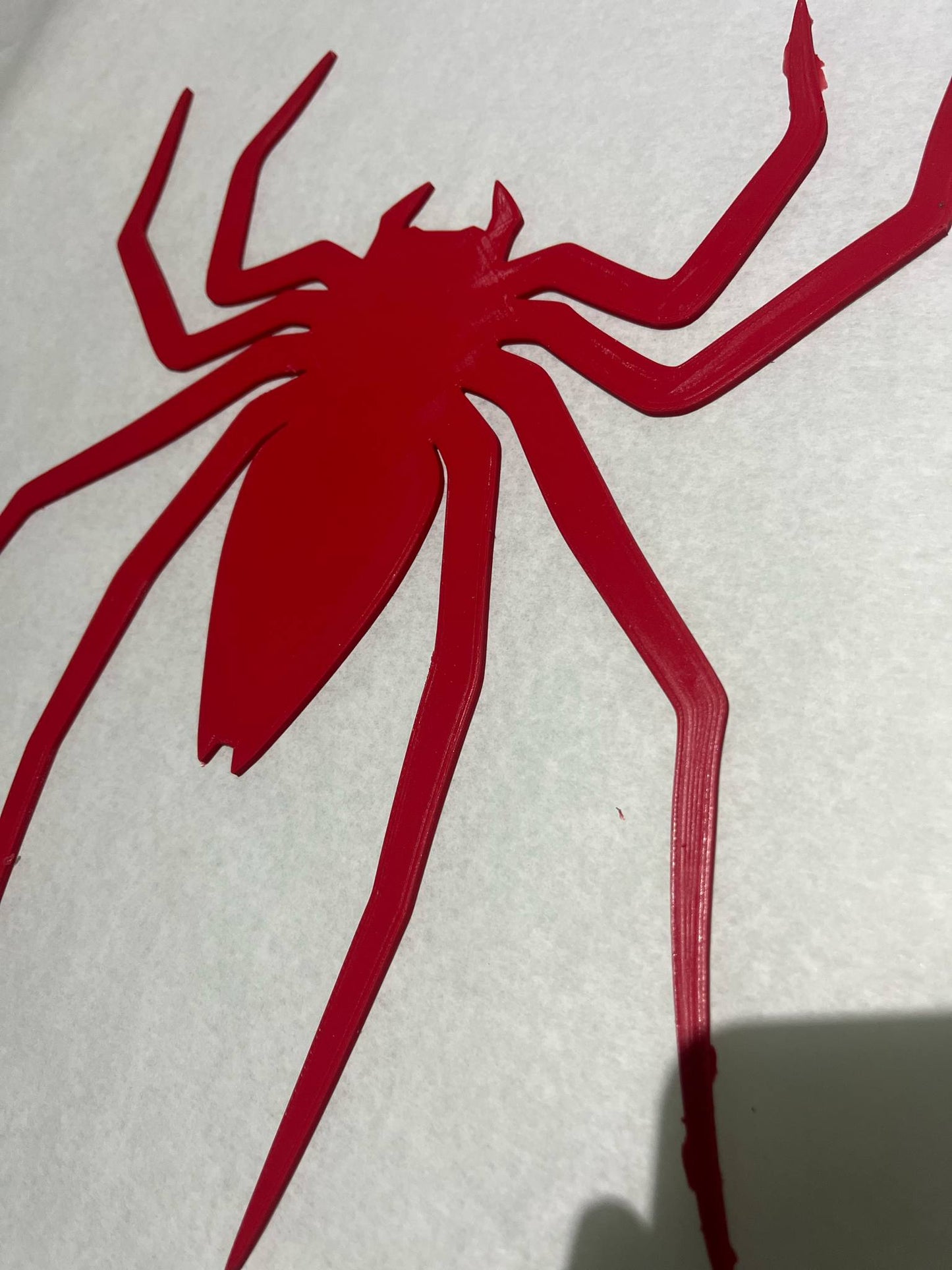 Rubber Raimi Spiderman 2 Red Back Spider Symbol