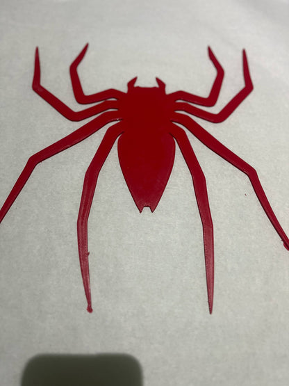 Rubber Raimi Spiderman 2 Red Back Spider Symbol
