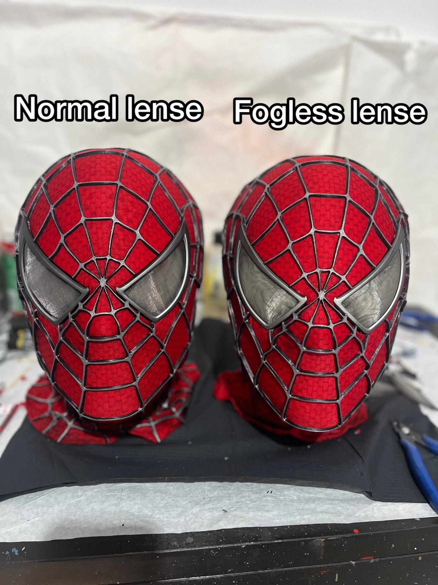 Spidey Raimi faceshell + Resin Eyes